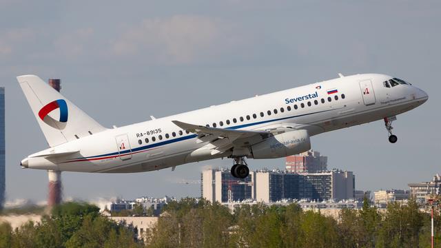RA-89135:Sukhoi SuperJet 100:Северсталь
